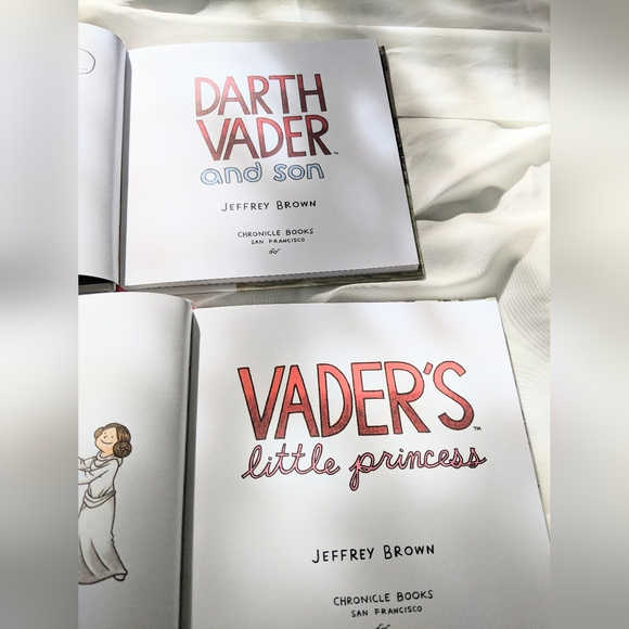 Star Wars Darth Vader and Son & Vader's Little Princess Books - Picture 8 of 10